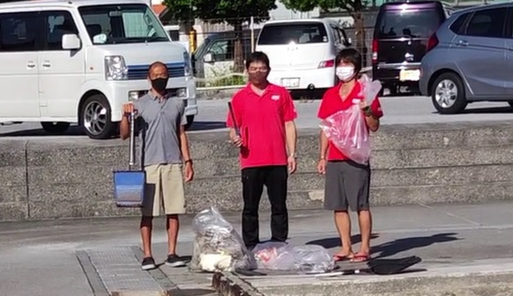 那覇市沿岸漁港周辺ゴミ拾い レポート