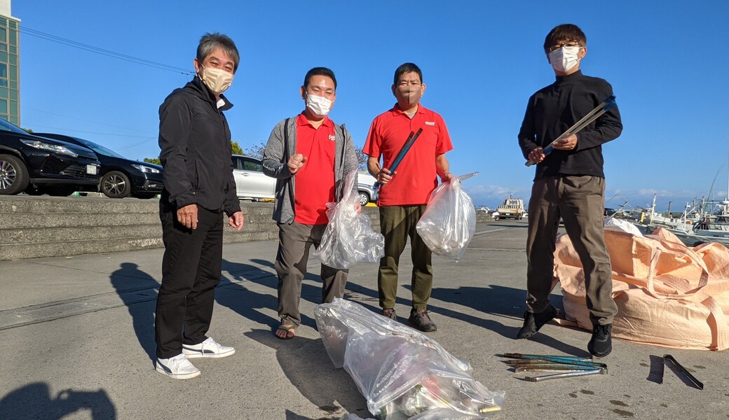 那覇市沿岸漁港周辺ゴミ拾い レポート