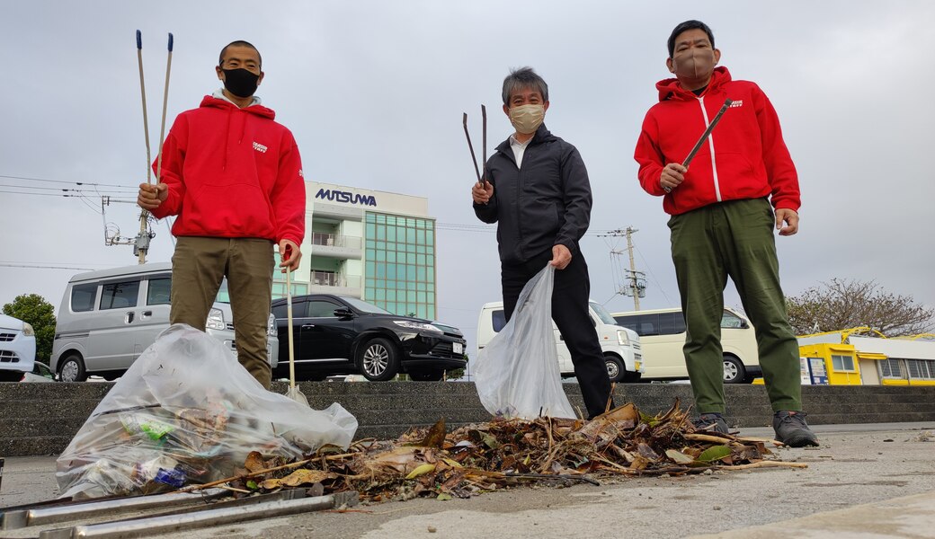 那覇市沿岸漁港周辺ゴミ拾い レポート