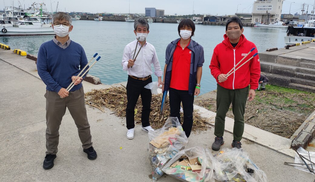 那覇市沿岸漁港周辺ゴミ拾い レポート