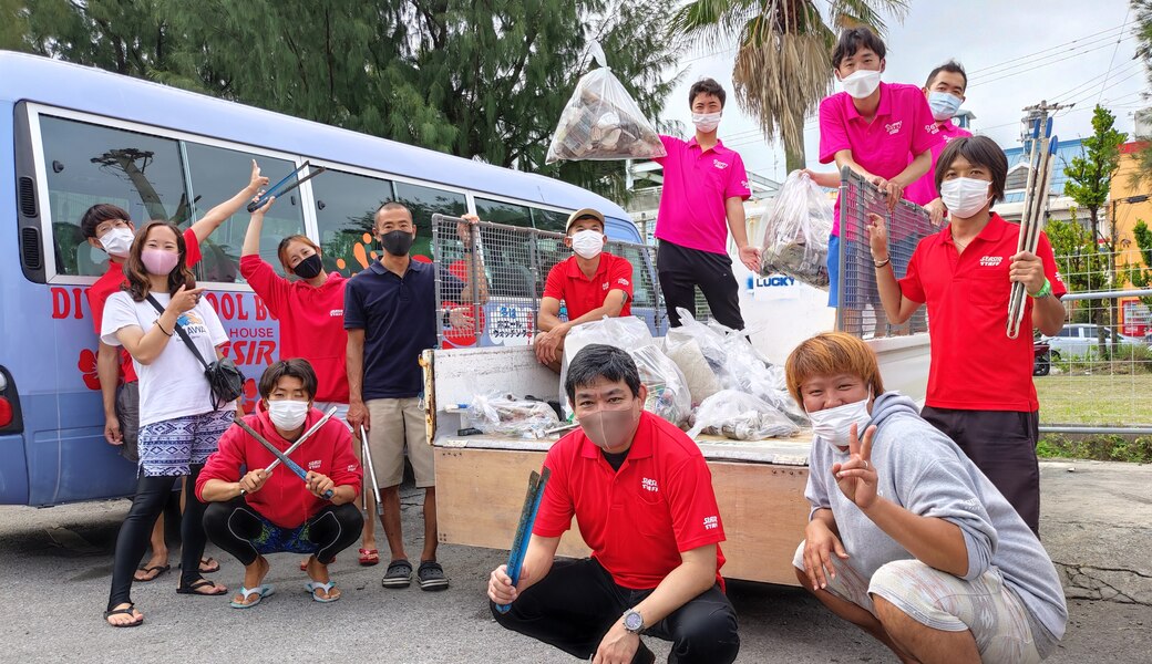 那覇市沿岸漁港周辺ゴミ拾い レポート