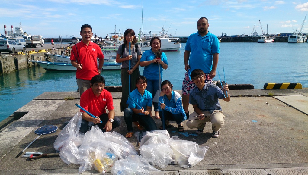2017年7月7日 那覇市沿岸漁港周辺ゴミ拾い活動 レポート