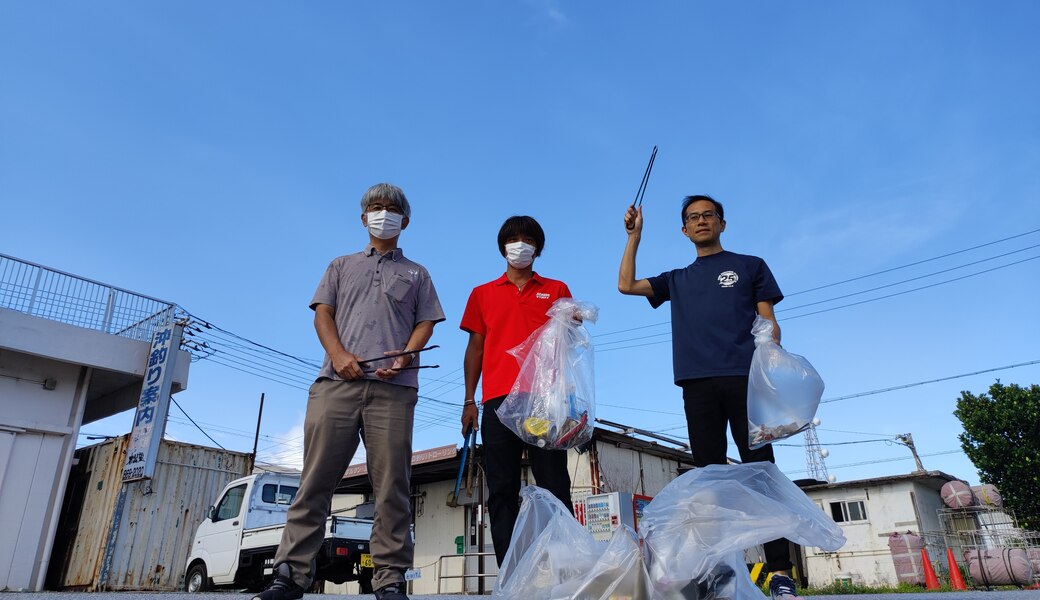 那覇市沿岸漁港周辺ゴミ拾い レポート