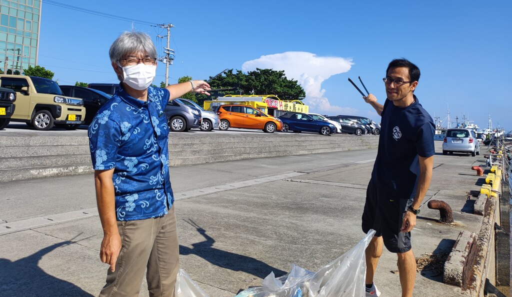 那覇市沿岸漁港周辺ゴミ拾い レポート