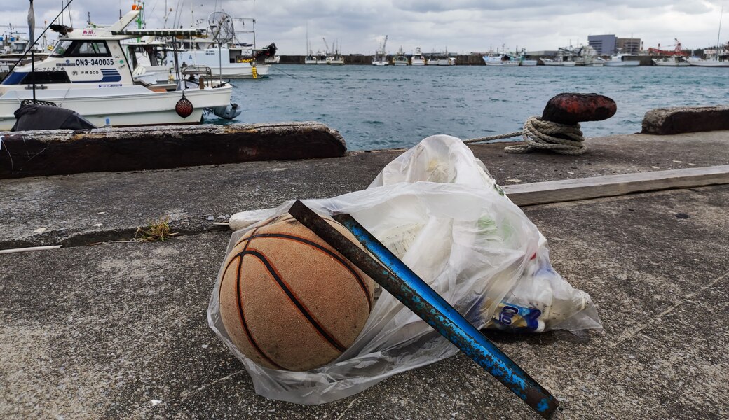 那覇市沿岸漁港周辺ゴミ拾い レポート