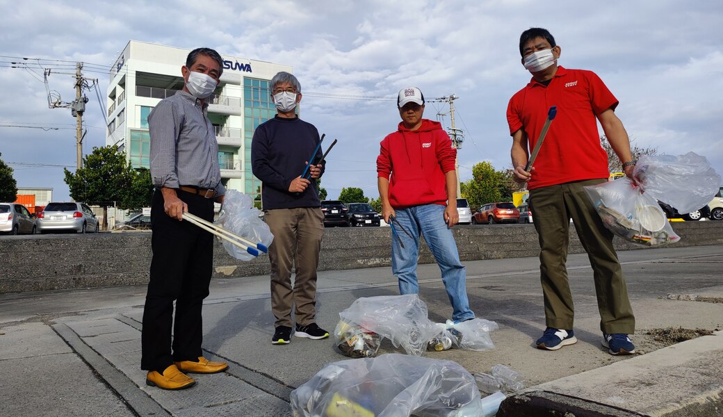 那覇市沿岸漁港周辺ゴミ拾い レポート