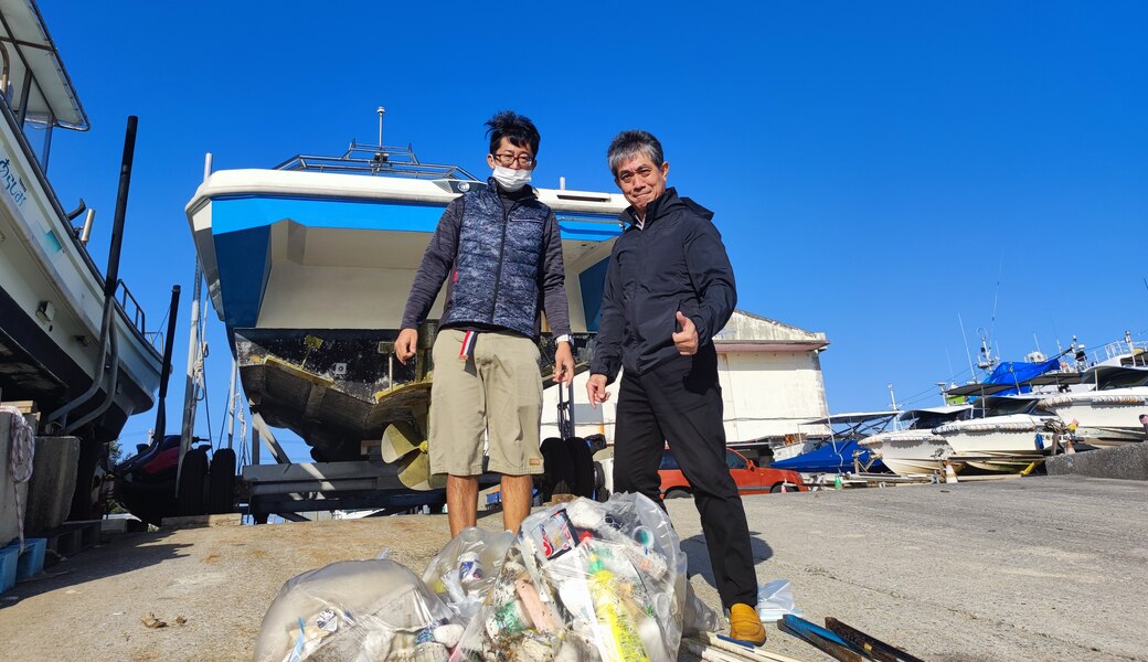 那覇市沿岸漁港周辺ゴミ拾い レポート