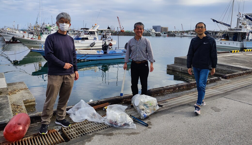 那覇市沿岸漁港周辺ゴミ拾い レポート