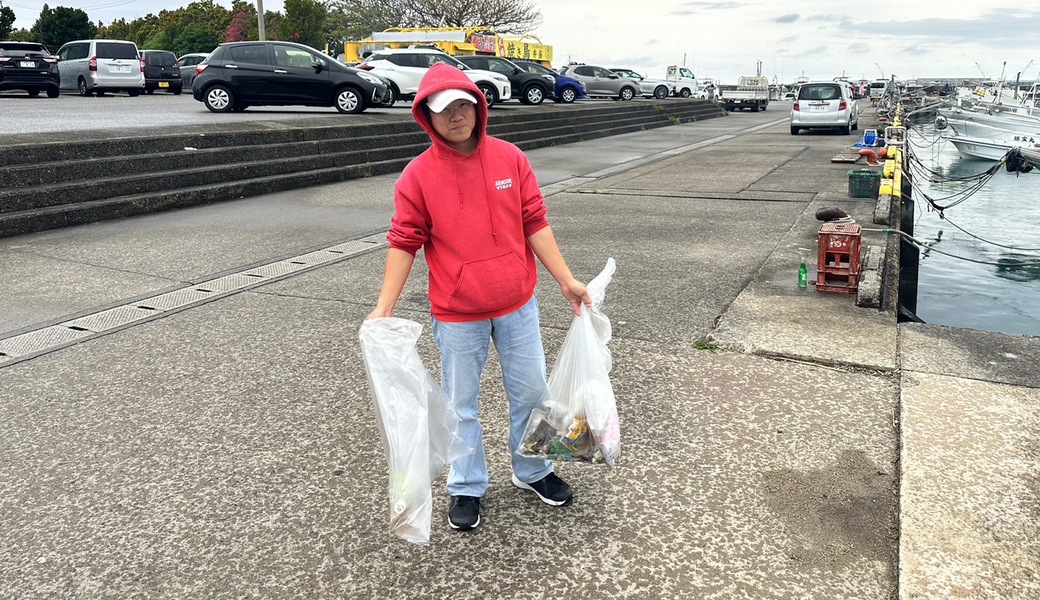 那覇市沿岸漁港周辺ゴミ拾い レポート