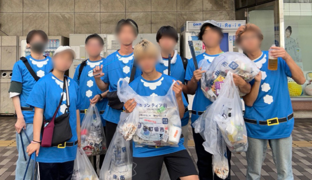 ゴミ拾い@町田駅周辺　BLUE SANTA2025 レポート