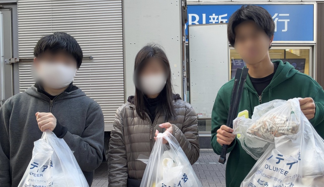 ゴミ拾い@町田駅周辺　まちカフェ！ レポート