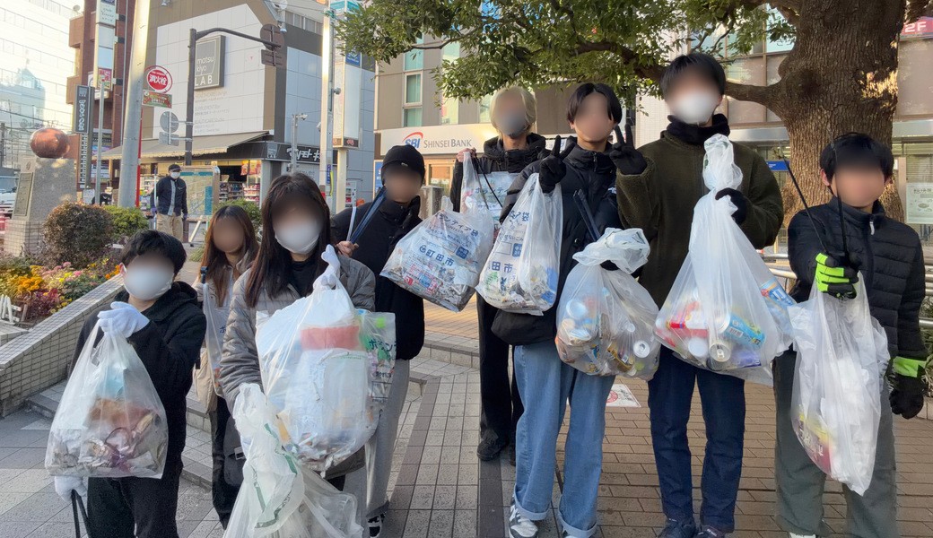 ゴミ拾い@町田駅周辺　まちカフェ！ レポート
