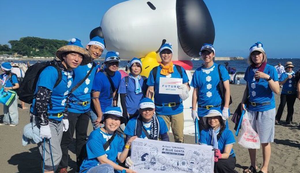 Future Artisan BLUE SANTA Project !! @片瀬東浜 レポート