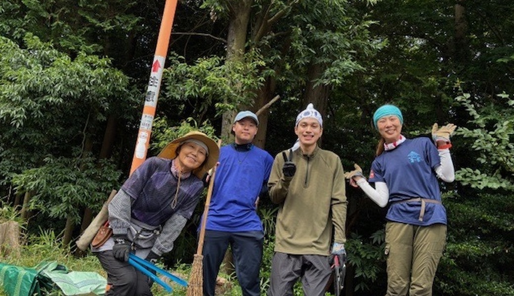 ファンネストの森周辺のゴミ拾い レポート