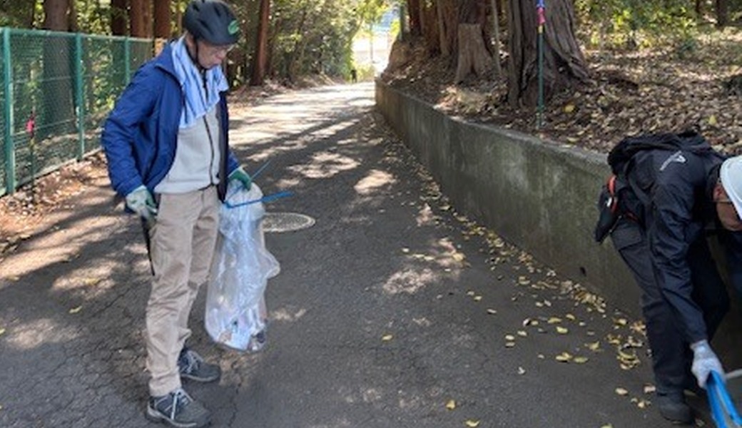 ファンネストの森周辺のゴミ拾い レポート