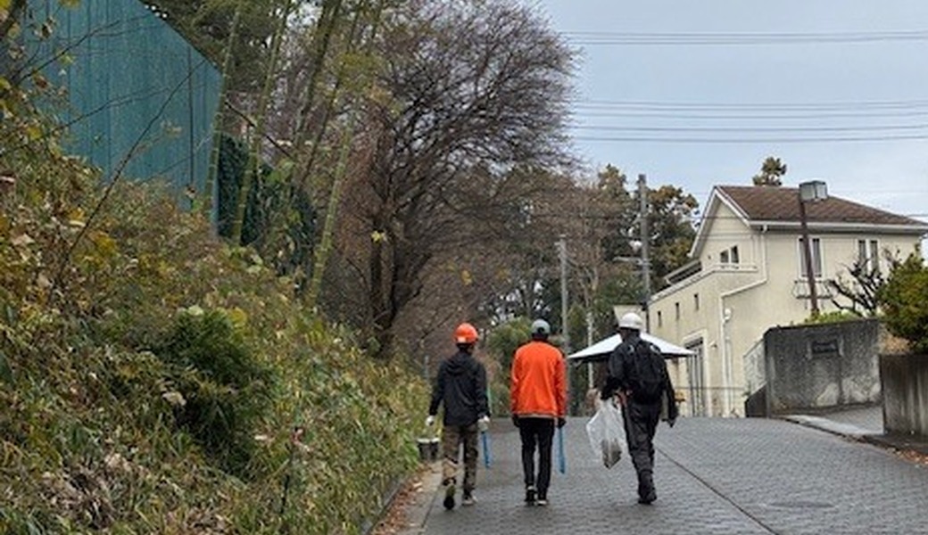 ファンネストの森周辺のゴミ拾い レポート