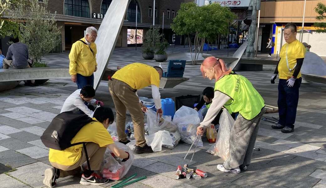 第206回神戸三宮掃除に学ぶ会　朝活で三宮駅周辺のゴミ拾いしませんか？ レポート