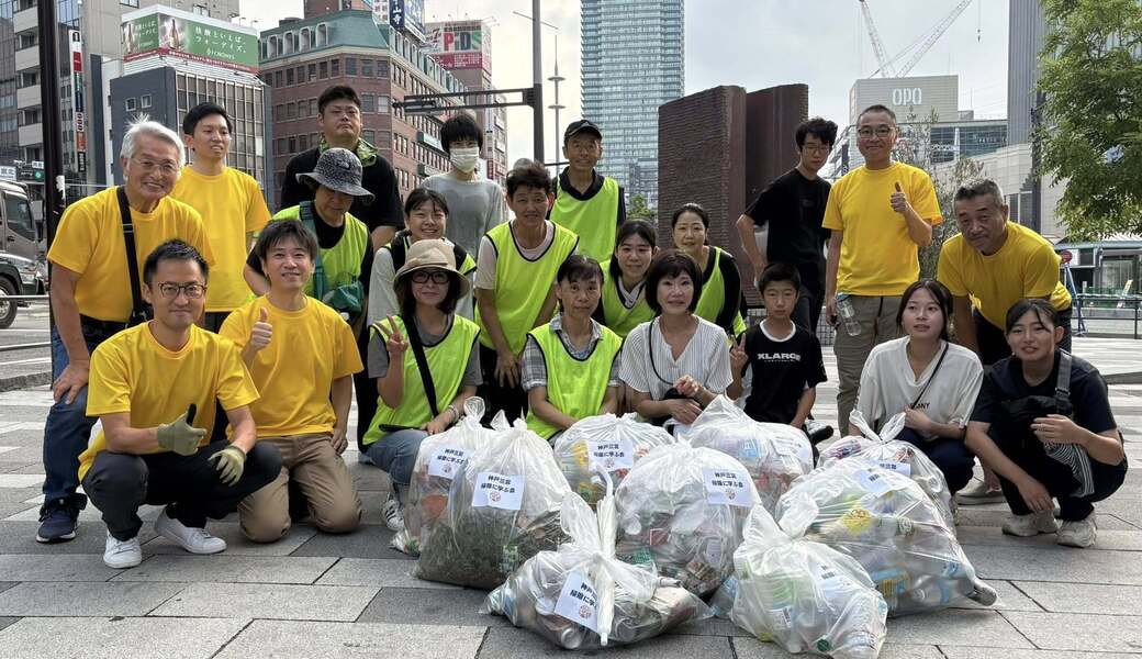 第209回神戸三宮掃除に学ぶ会　朝活で三宮駅周辺のゴミ拾いしませんか？ レポート