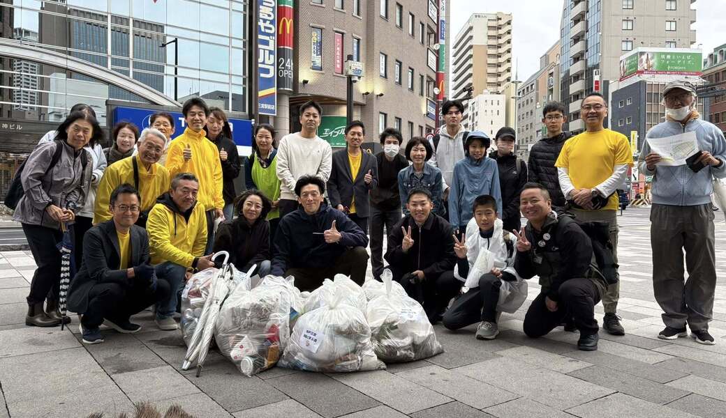 第211回神戸三宮掃除に学ぶ会　朝活で三宮駅周辺のゴミ拾いしませんか？ レポート