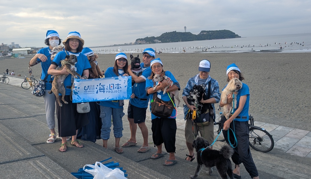 ビーチクリーン&ドッグヨガ レポート
