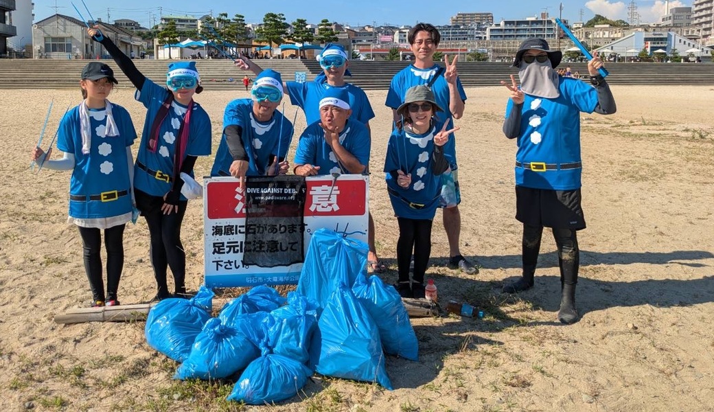 BLUE SANTA 2025 Miko.Blue.Seariders début in大蔵海岸！ レポート