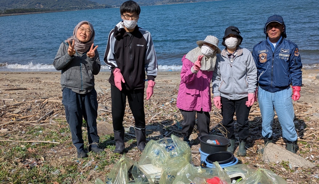 fuunoごみ拾い＠越路浜展望所 レポート
