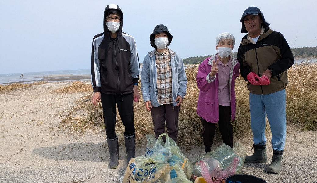 fuunoごみ拾い@吹上浜海浜公園付近 レポート