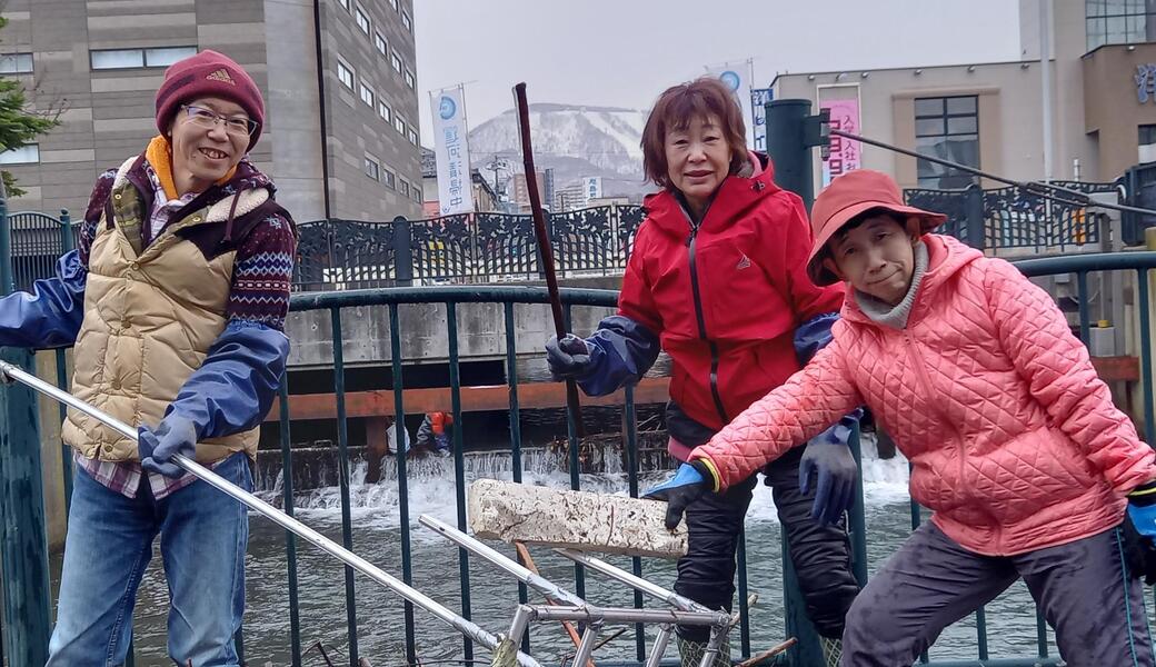 ４月11日の運河清掃 アイキャッチ