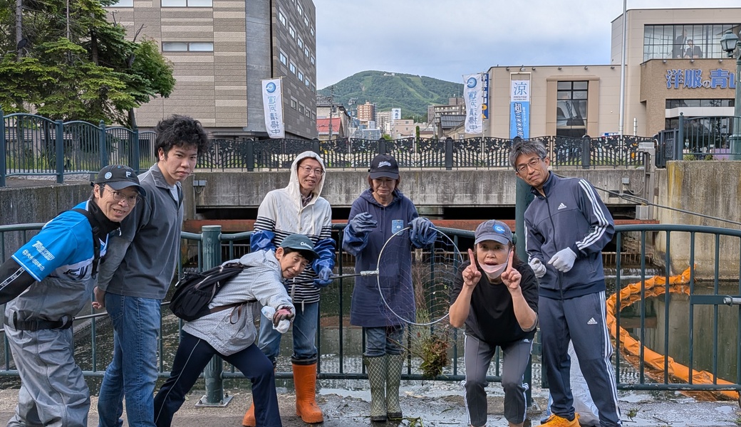 ６月６日の運河清掃 レポート
