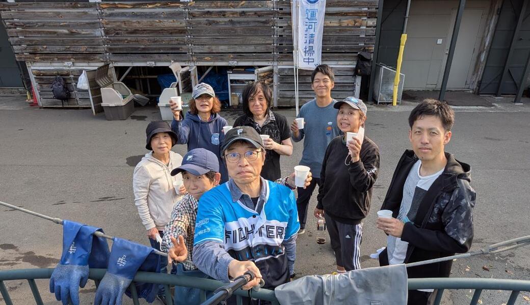 9月5日の運河清掃 レポート