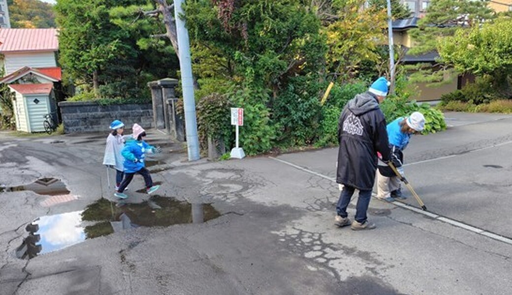 ブルーサンタごみ拾い レポート