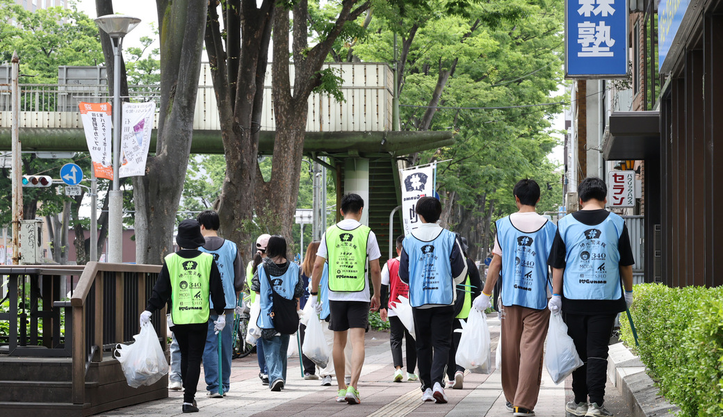 地元警美隊20回目定期ゴミ拾い活動in前橋 アイキャッチ