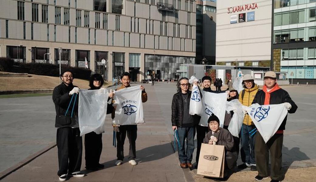 天神周辺ごみ拾い レポート