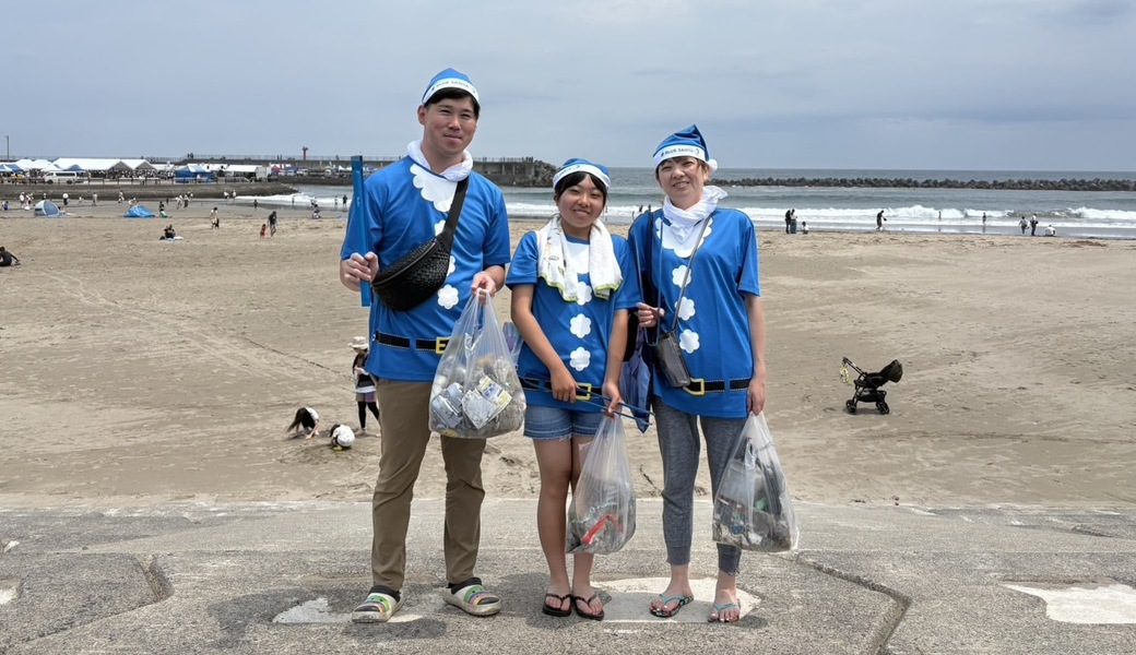 種市海浜公園ゴミ拾い レポート