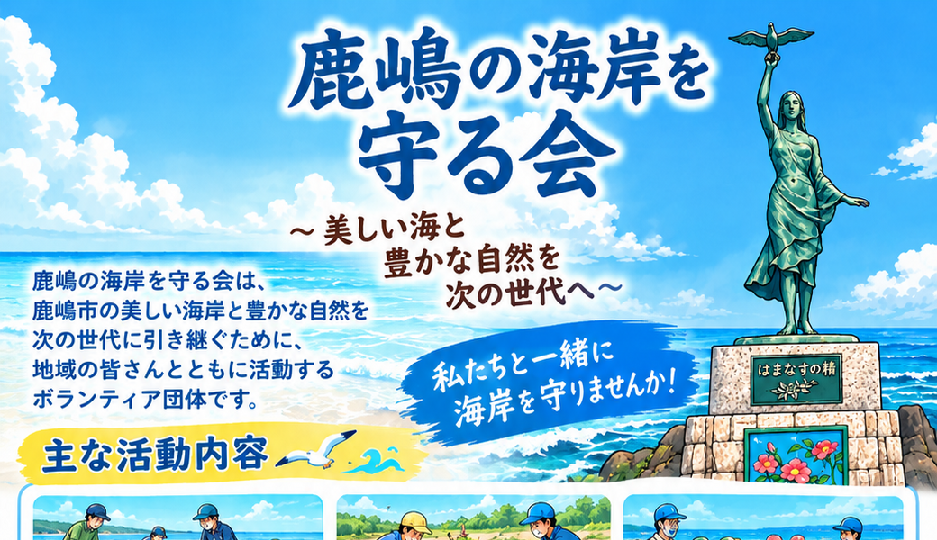 鹿嶋の海岸を守る会 アイキャッチ